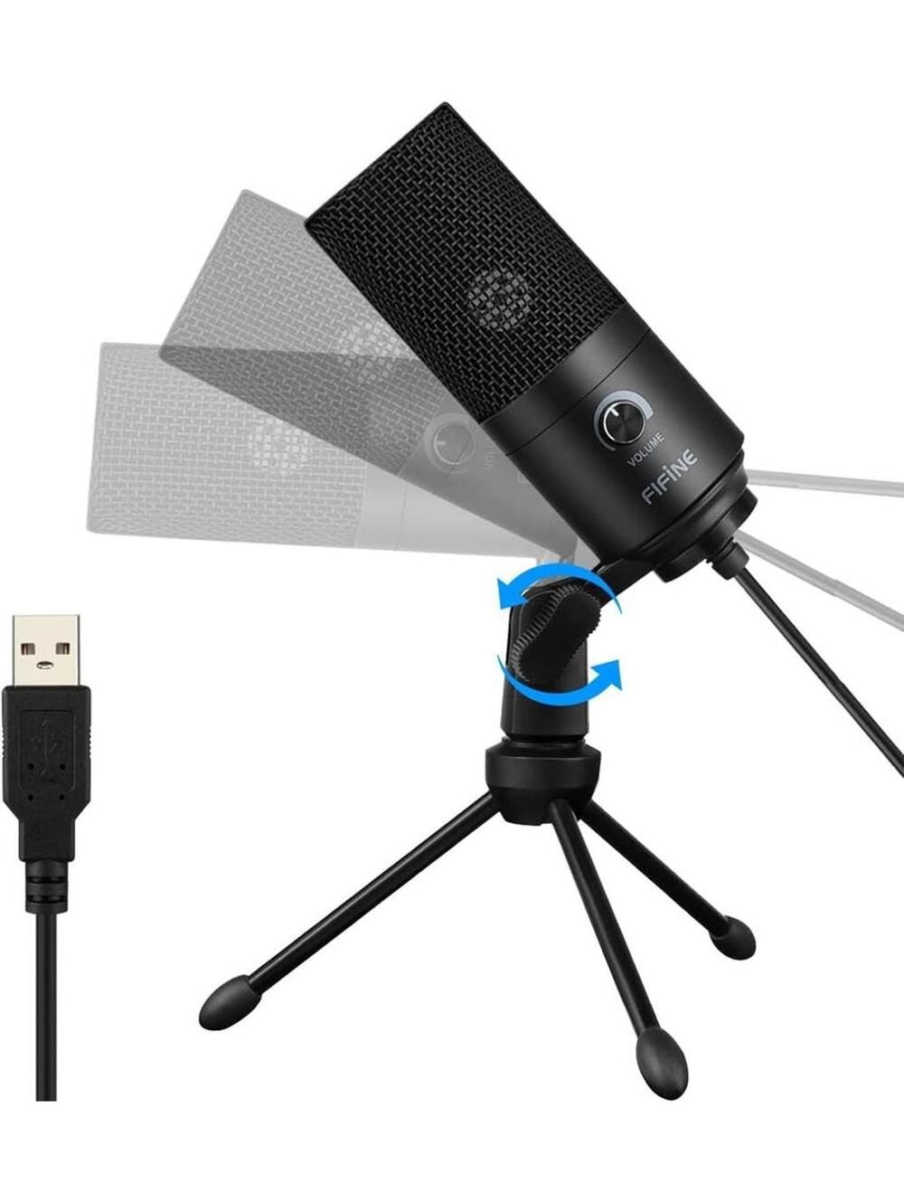 Fifine USB Microphone for PC Computer, Recording Condenser Mic for MAC/Windows - Picture 4 of 4